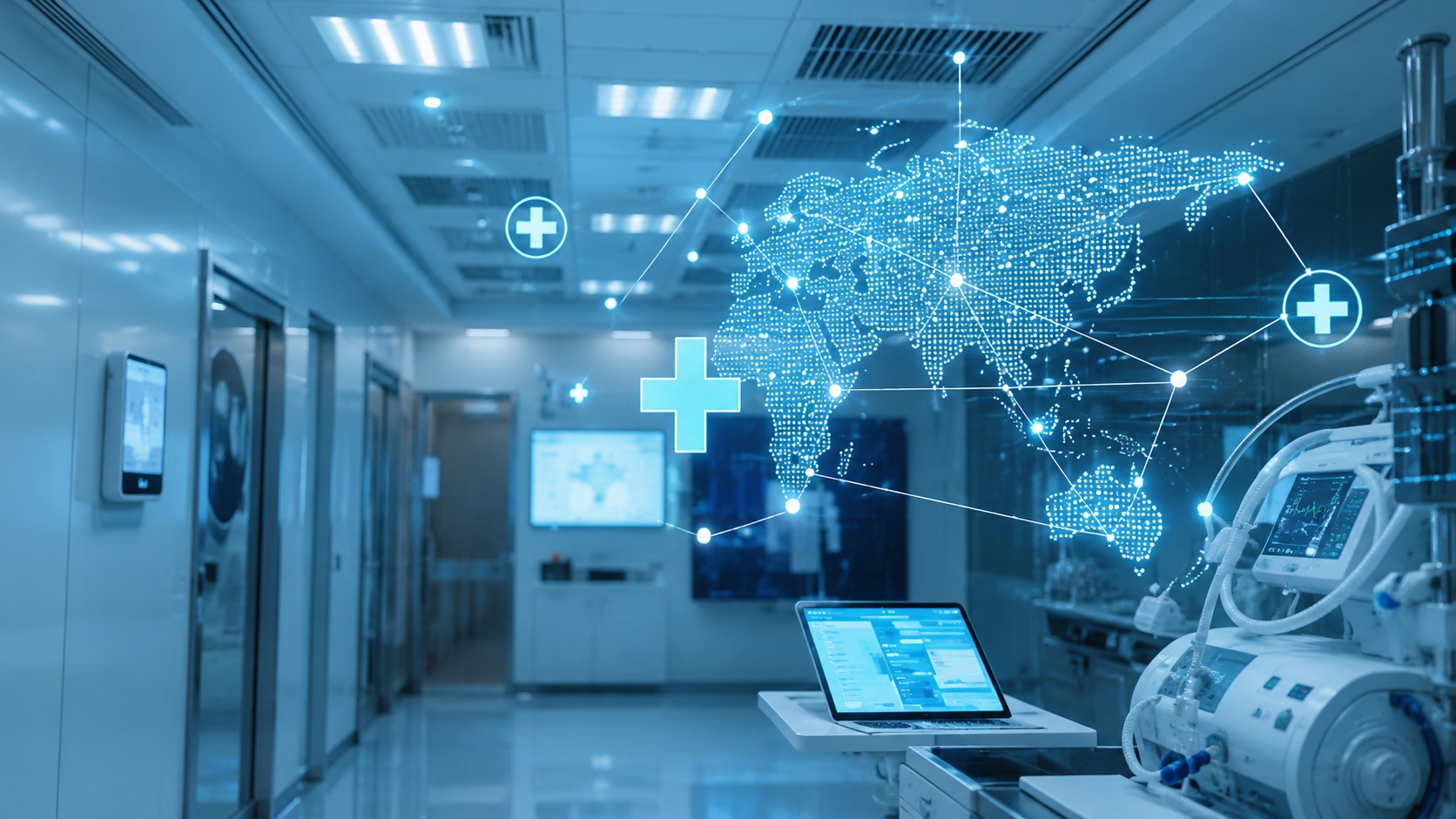 Healthcare reputation strategy consultant reviewing stakeholder trust across a hospital network